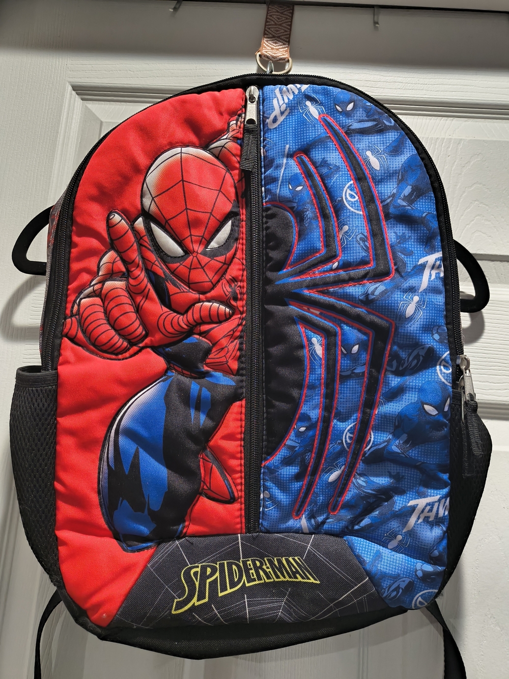 Marvel Spider-Man Kids Backpack - Red & Blue